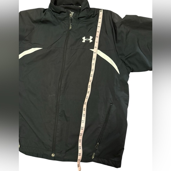 Vintage Y2K Under Armour fleece lined track sports jacket - L - Picture 6 of 12
